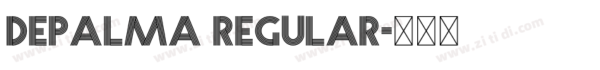 DEPALMA Regular字体转换